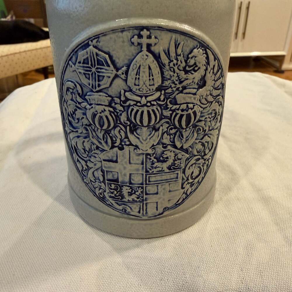 Vintage Gerz West Germany Salt Glaze Stoneware Beer Stein Mug